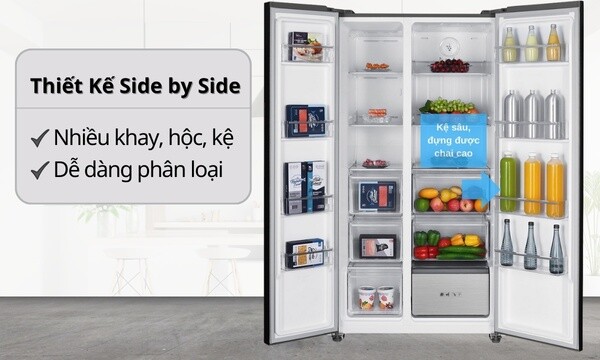 Tủ Lạnh Sharp Inverter 532 Lít SJ-SBX530V-SL