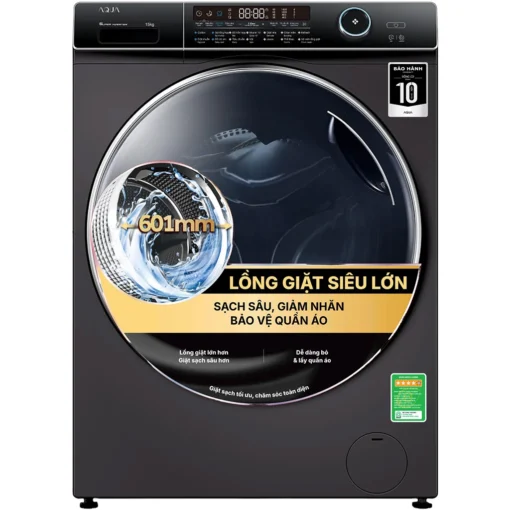 Máy giặt sấy Aqua Inverter 15 kg AQD-A1500H.PS