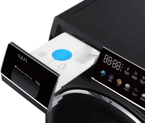 Máy giặt sấy Aqua Inverter 10 kg AQD-DDW1000J.BK