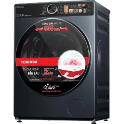 Máy giặt sấy Toshiba Inverter giặt 10.5 kg - sấy 7 kg TWD-T25BZU115MWV(MG)