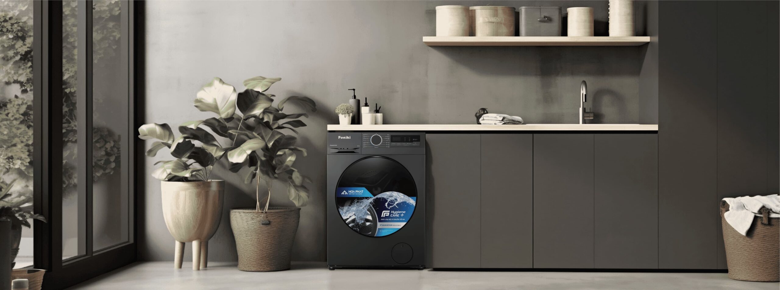 Máy giặt Funiki Inverter 12.5 kg HWM-125ADG