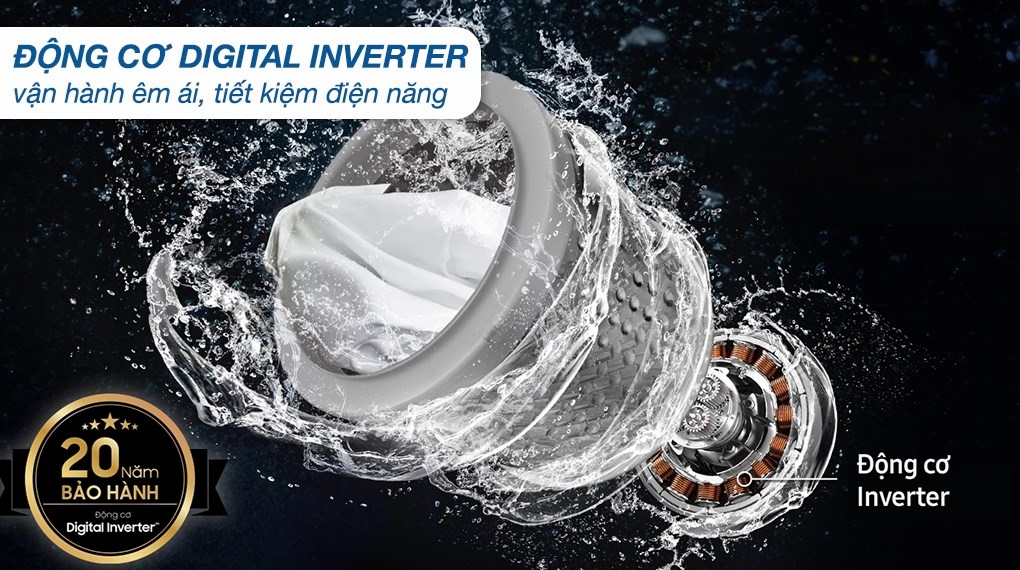 Máy giặt Samsung Inverter 10 kg WW10DB7U34GBSV