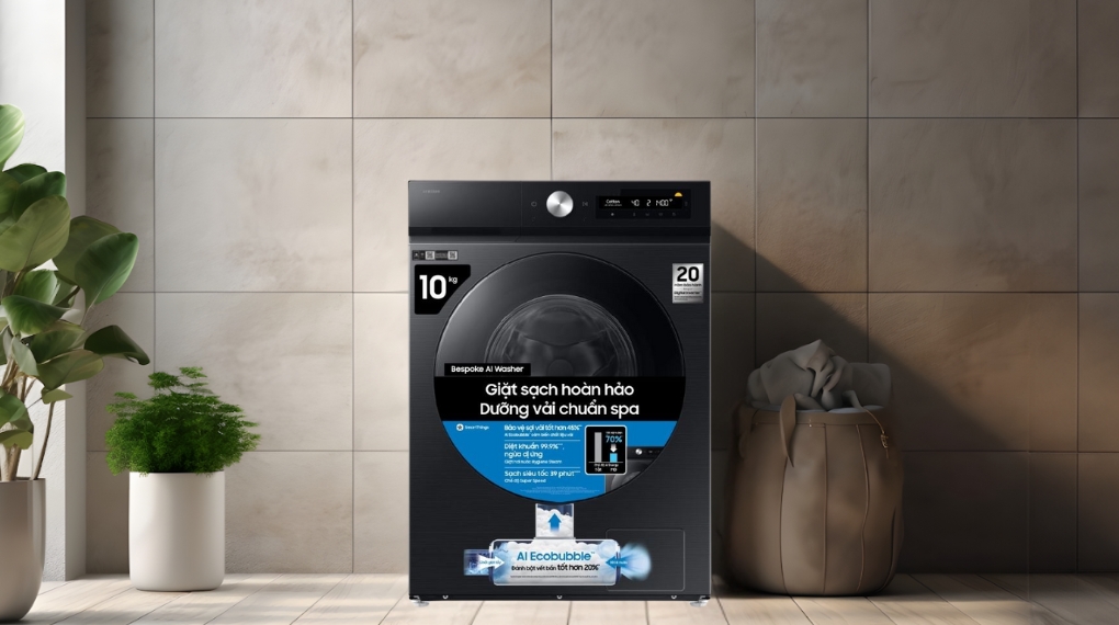Máy giặt Samsung Inverter 10 kg WW10DB7U34GBSV