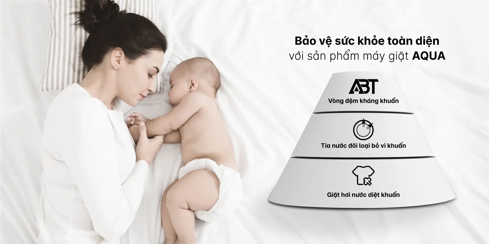 Máy giặt Aqua Inverter 12 kg AW12-B4959U1K(W)