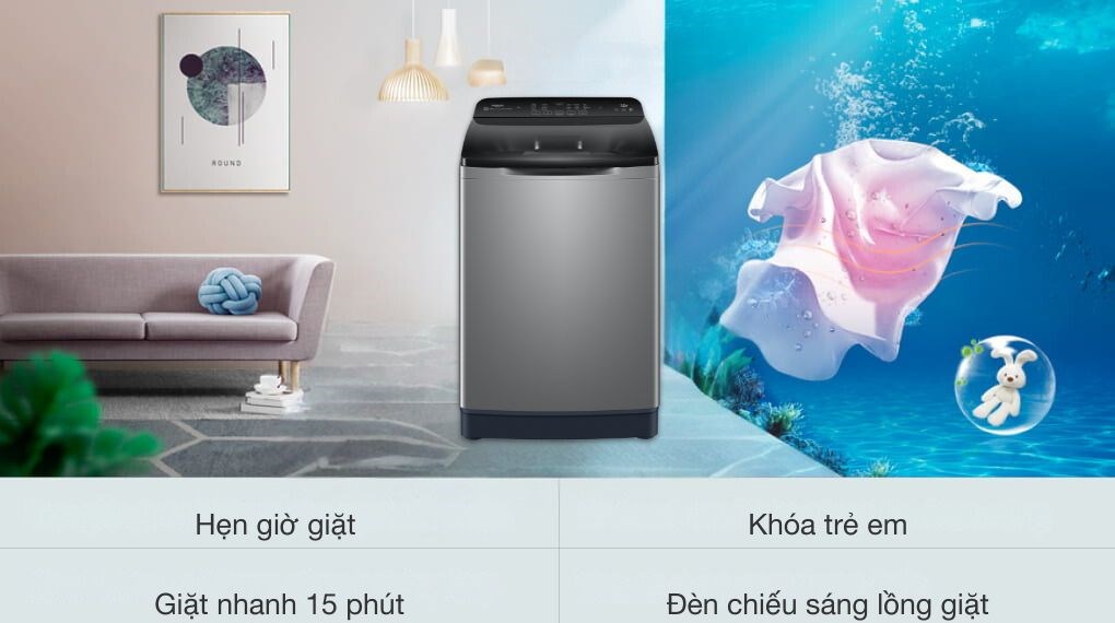 Máy giặt Aqua Inverter 13 kg AQW-FR130UHT.SS