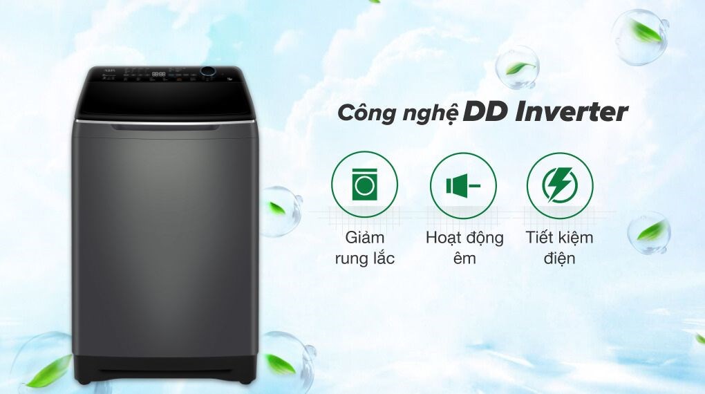 Máy giặt Aqua Inverter 14 kg AQW-DR140UHT.PS