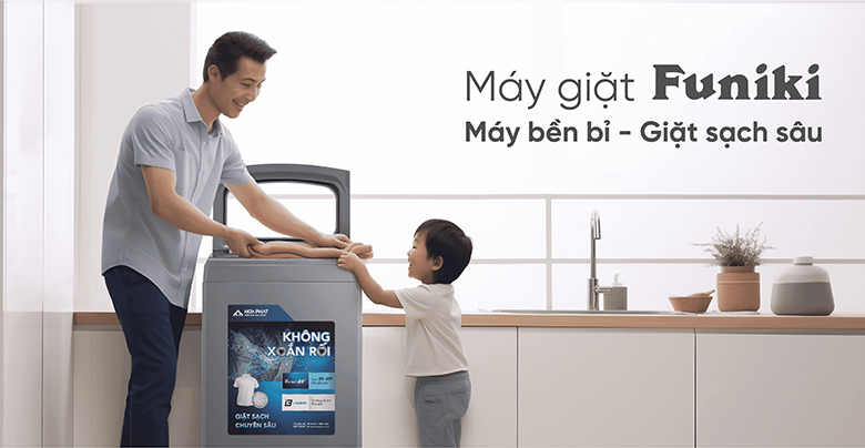 Máy giặt Funiki Inverter 8.5 kg HWM-85ADG