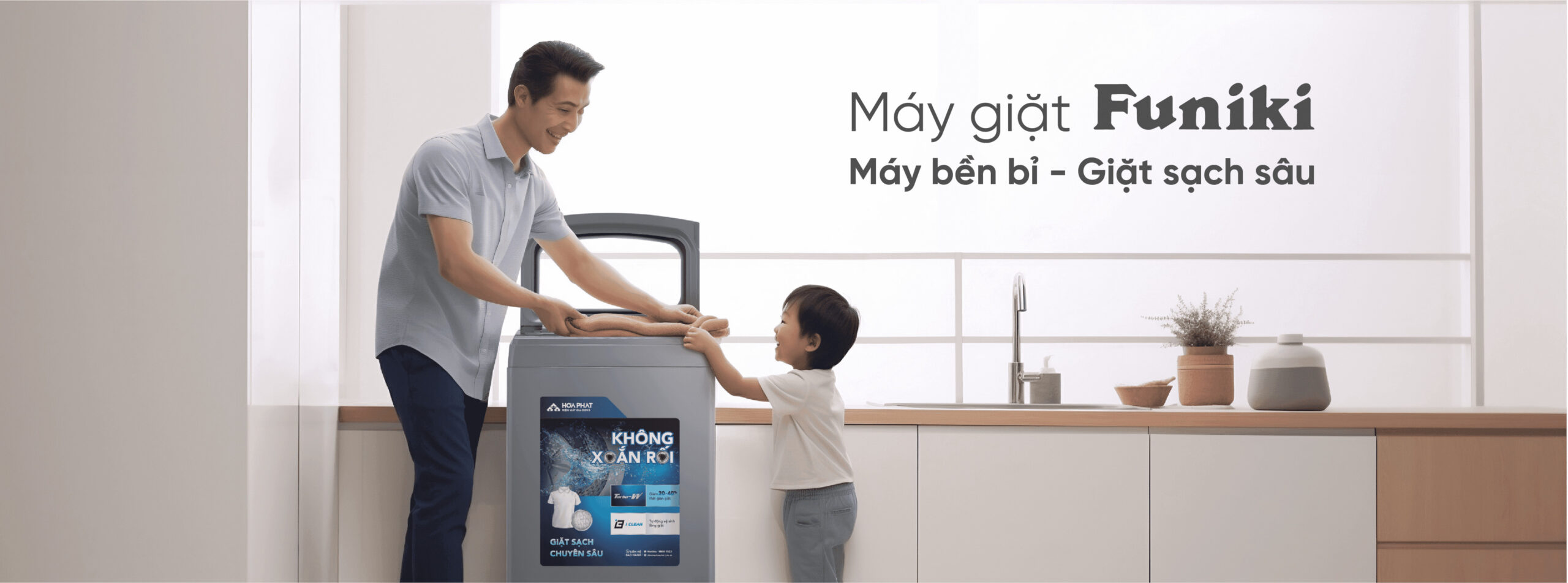 Máy giặt Funiki Inverter 9.5 kg HWM T695ABG