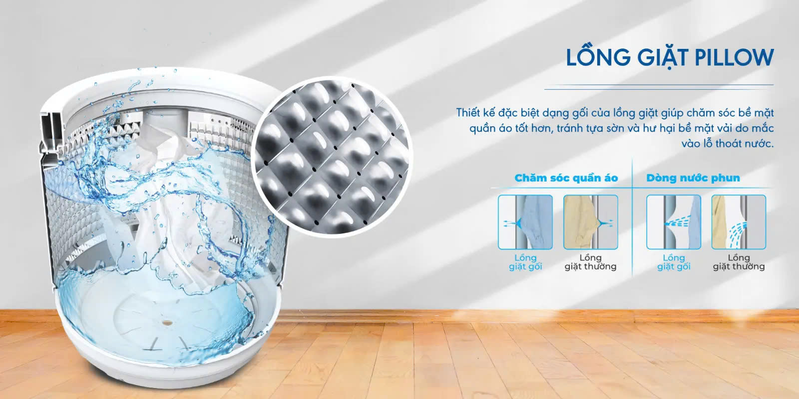 Máy giặt Aqua 7.2 kg AWM72-316K(S)