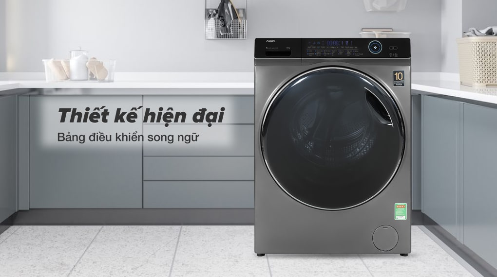 Máy giặt sấy Aqua Inverter 15 kg AQD-A1500H.PS