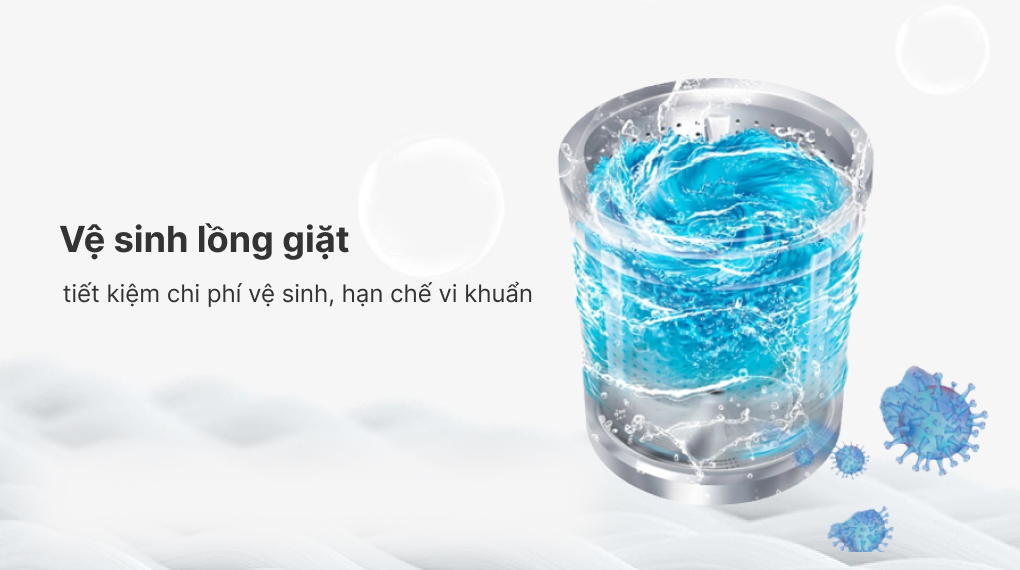 Máy giặt sấy Aqua Inverter 18 kg AQW-DR180UHT.PS
