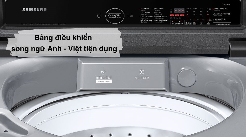 Máy giặt Samsung Inverter 17 kg WA17CG6442BDSV