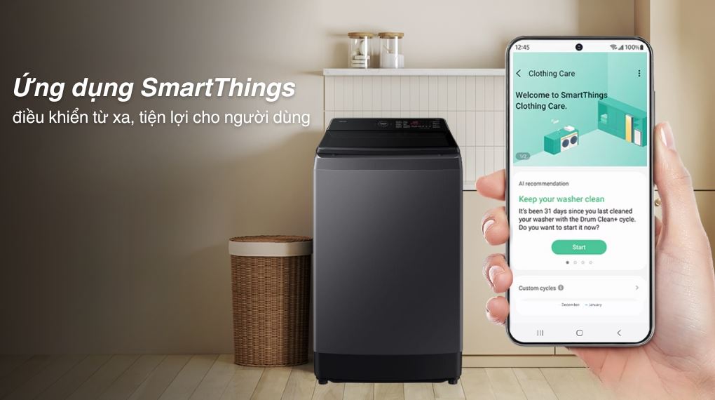 Máy giặt Samsung 15 kg WA80F15S5CSV