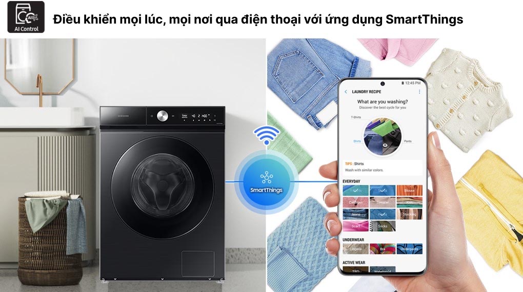Máy giặt Samsung Inverter 14 kg WW14BB944DGBSV