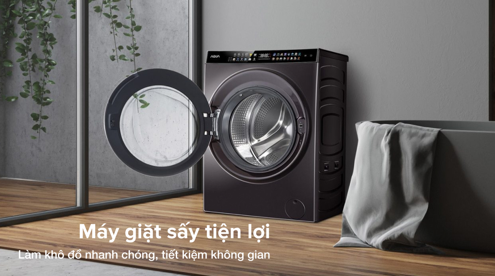 Máy giặt sấy Aqua AQD-DH1500G.PP 15/10kg