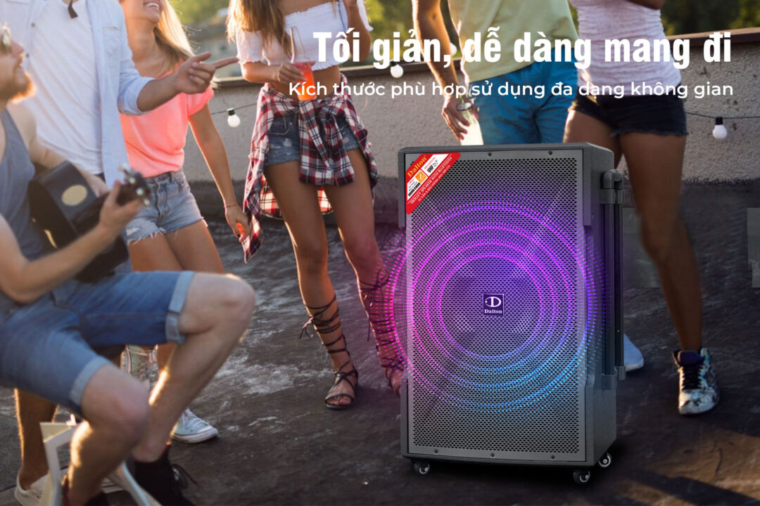 Loa kéo Dalton TS-15G700X (kèm 2 mic) 700W