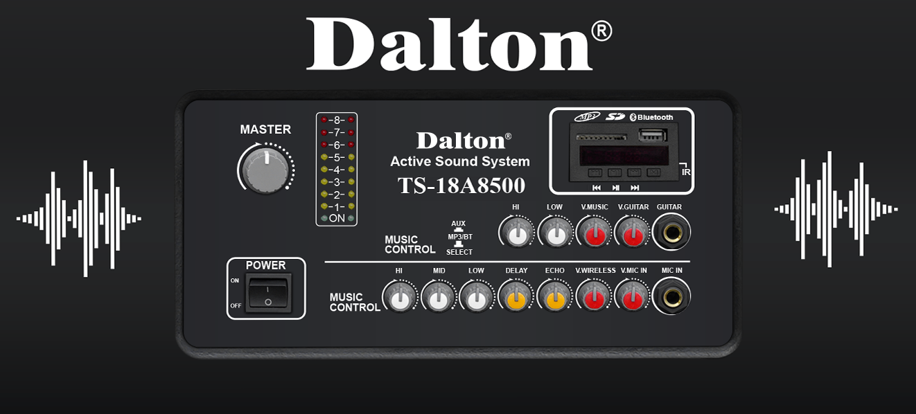 Loa Kéo Điện Dalton TS-18A8000 3000W