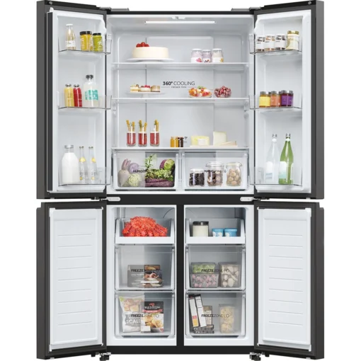 Tủ lạnh Aqua Inverter 469 lít Multi Door AQR-M536XA(SL)