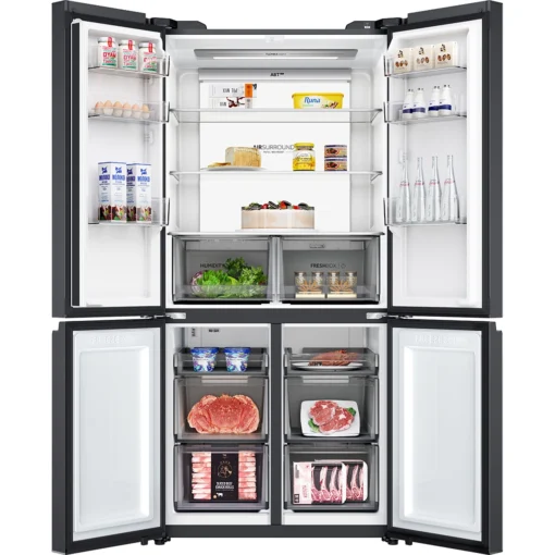Tủ lạnh Aqua Inverter 660 lít Multi Door AQR-M727XA(GS)U1