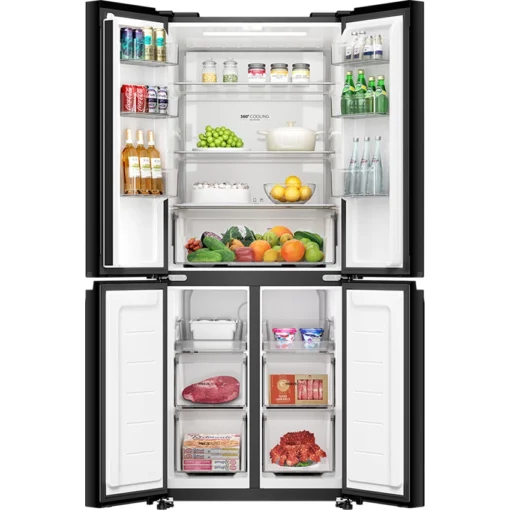 Tủ lạnh Aqua Inverter 410 lít Multi Door AQR-M466XA(CBC)
