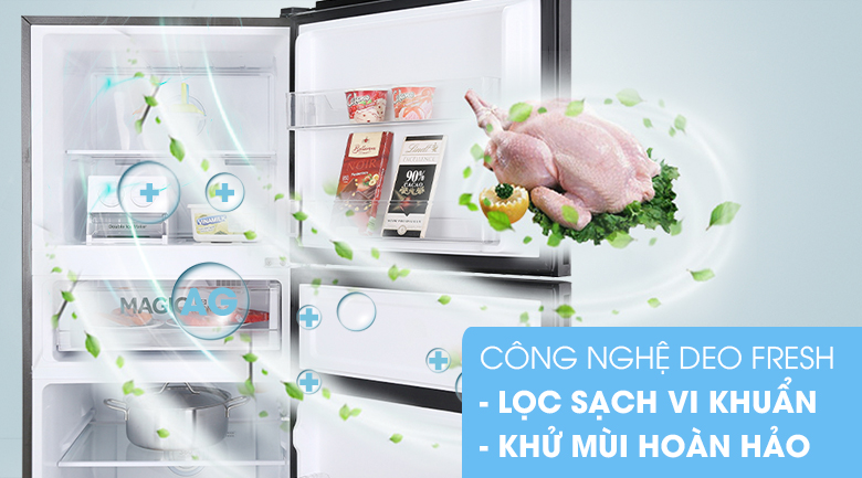 Tủ lạnh Aqua Inverter 312 lít AQR-T359MA(GB)