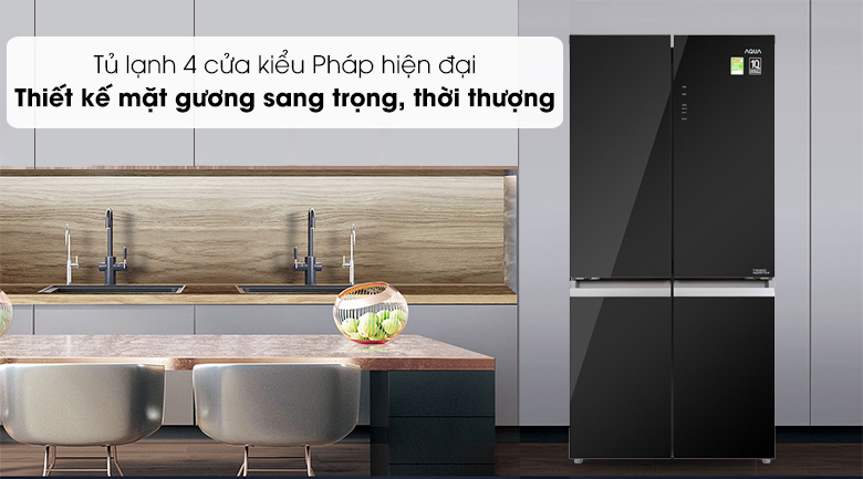 Tủ lạnh Aqua Inverter 549 lít Multi Door AQR-IG636FM(GB)