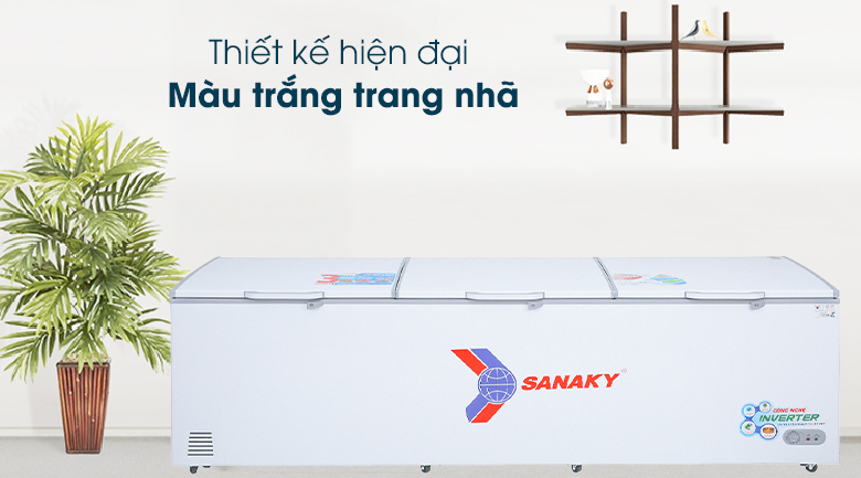 Tủ đông Sanaky Inverter 1143.5 lít VH-1399HY4K