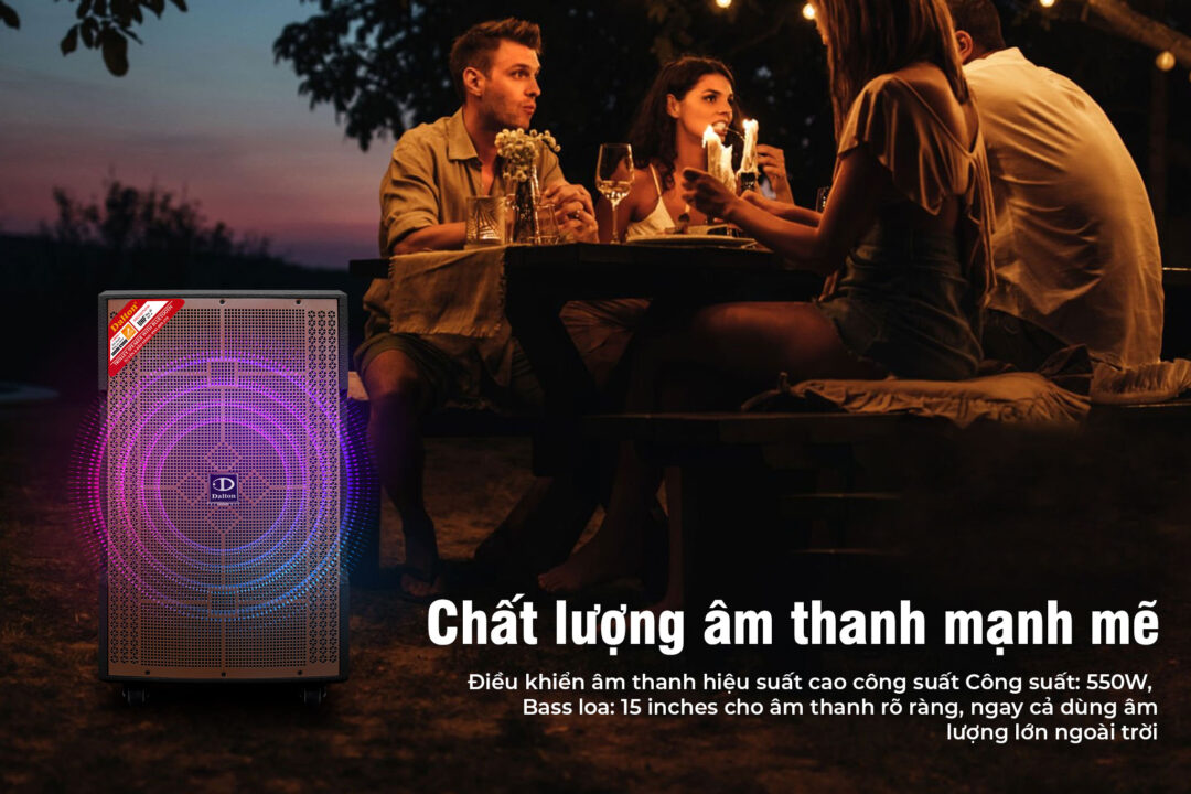 Loa Kéo Dalton TS-15G550N (Kèm 2 mic) 550W