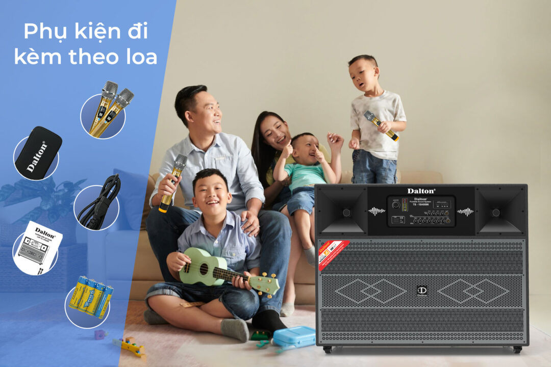 Loa kéo điện Dalton TS-15A6500 1800W