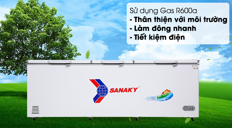 Tủ đông Sanaky 900 lít VH-1199HY