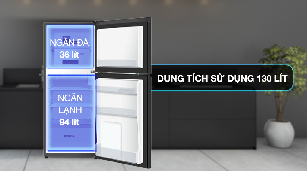 Tủ lạnh Aqua 130 lít AQR-T160FA(BS)