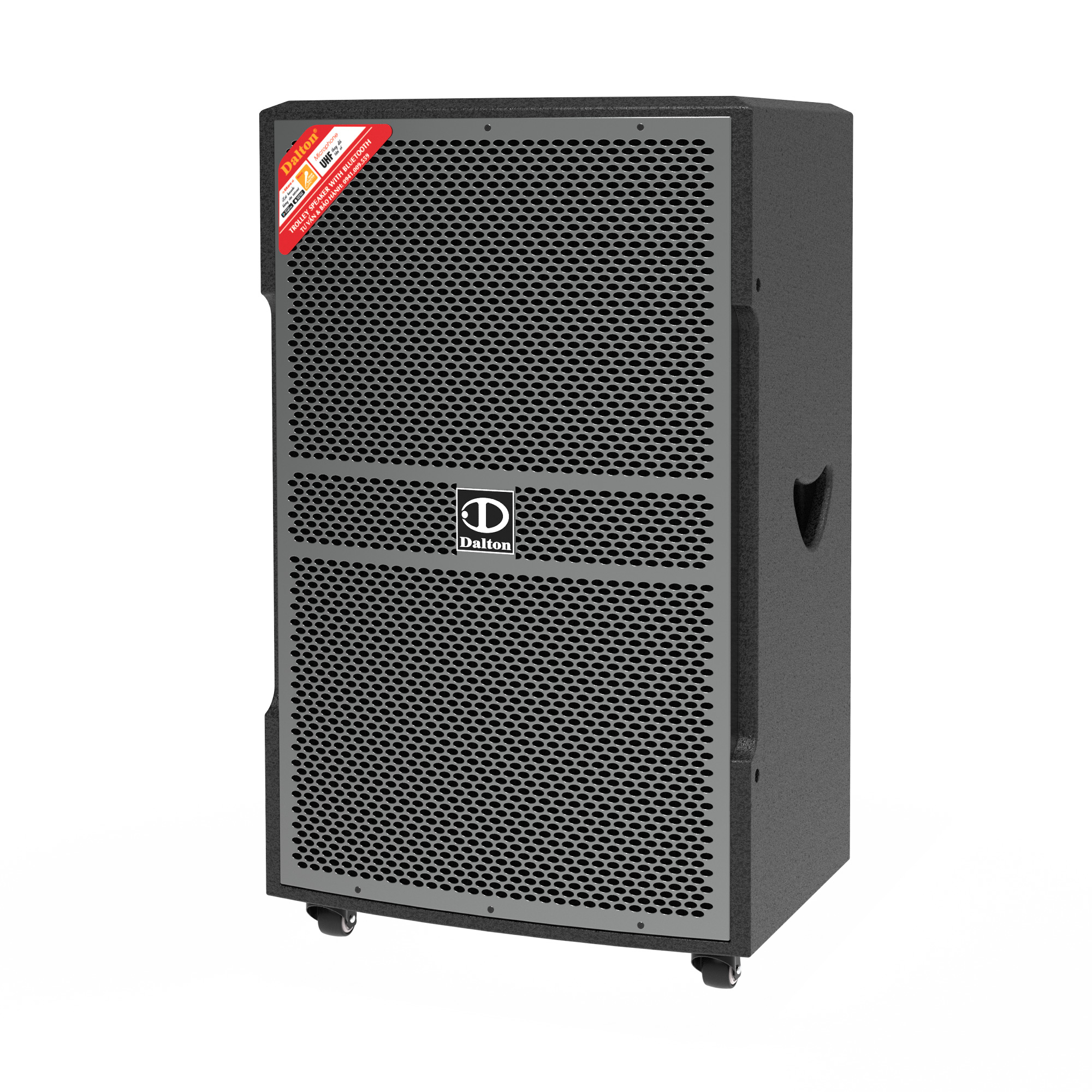 Loa kéo Karaoke Dalton TS-15G600X (Kèm 2 mic) 600W