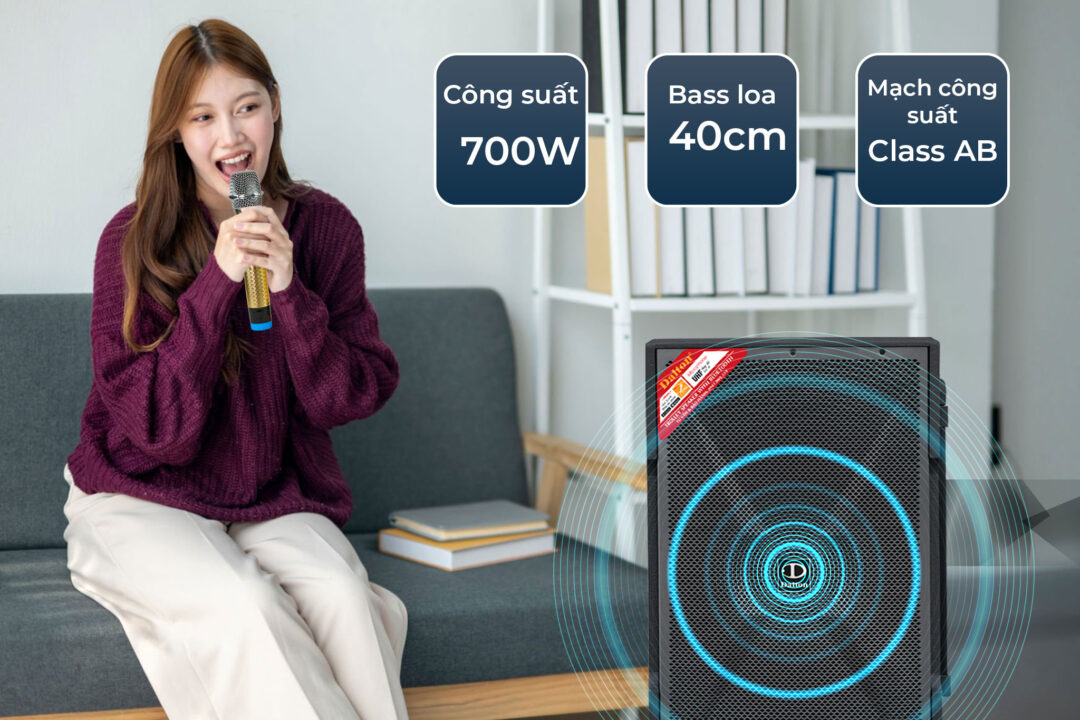 Loa kéo Dalton TS-15G700X (kèm 2 mic) 700W