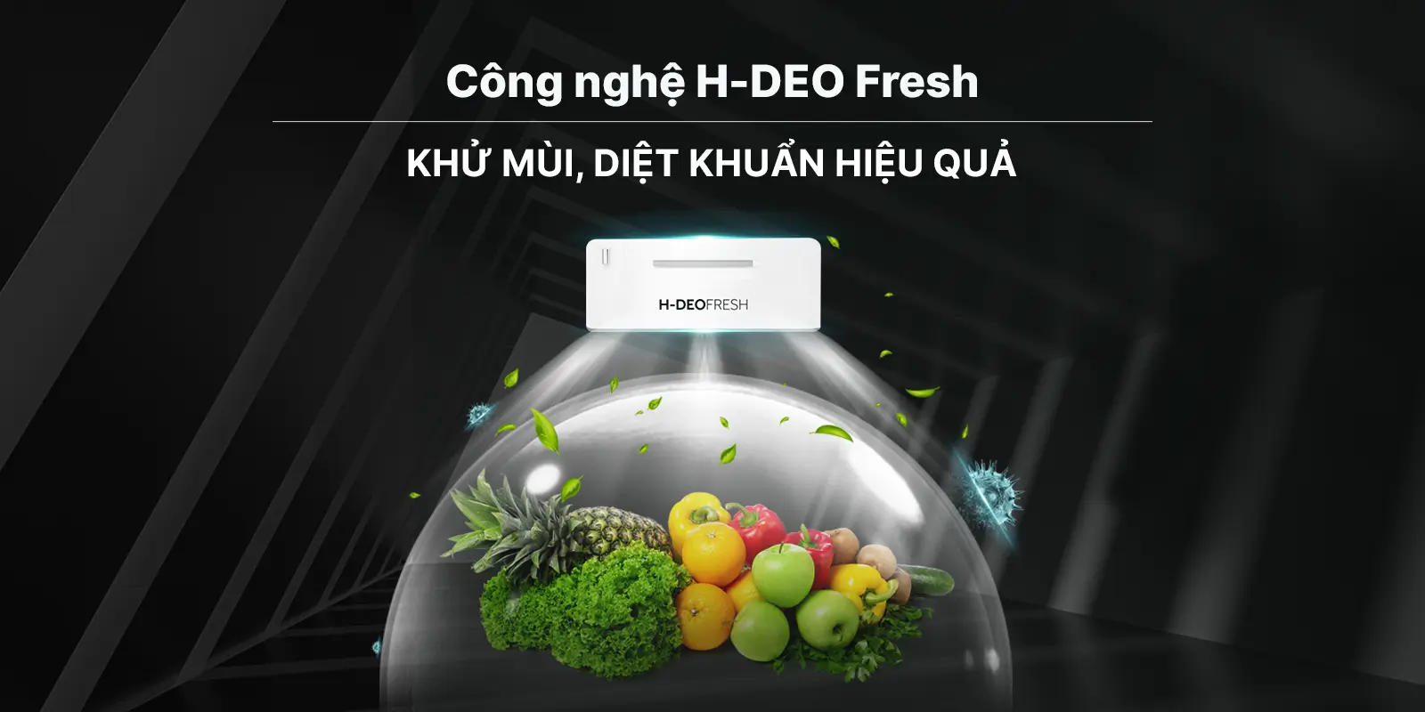 Tủ lạnh Aqua Inverter 646 lít Side By Side AQR-S682XA(BL)
