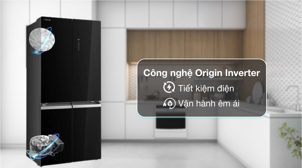Tủ lạnh Toshiba Inverter 515 lít Multi Door GR-RF665WIA-PGV(22)-XK