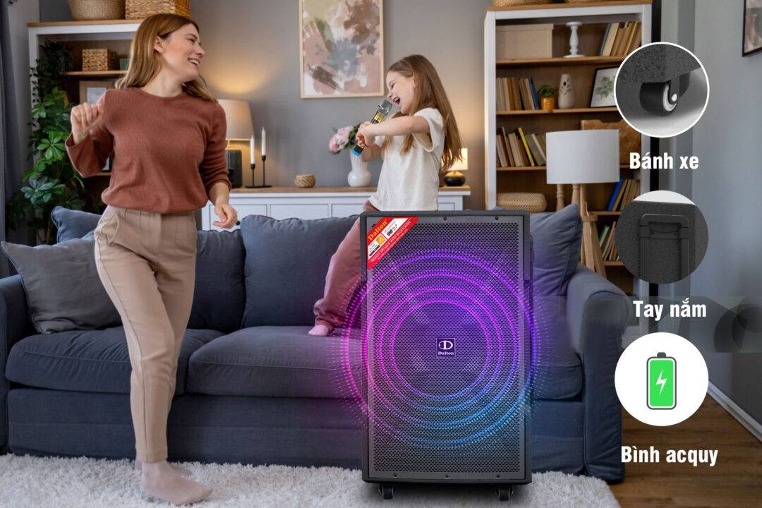 Loa kéo Dalton TS-15G700X (kèm 2 mic) 700W
