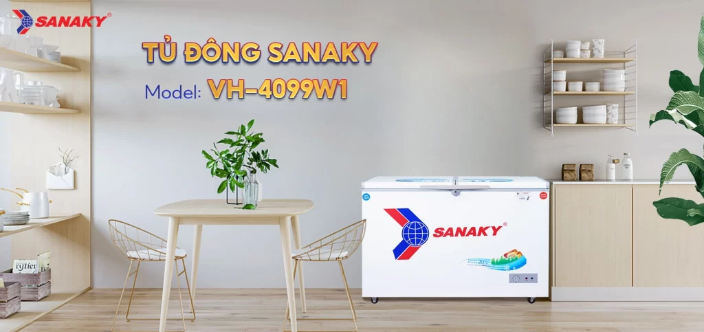 Tủ đông Sanaky 400 lít VH-4099W1
