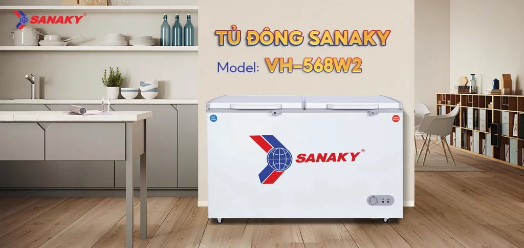 Tủ đông Sanaky 568 lít VH-568W2