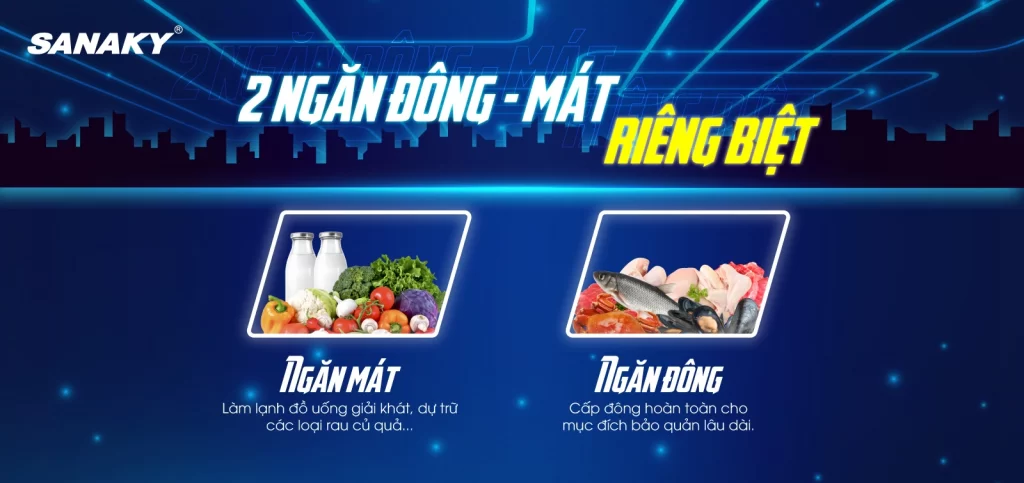 Tủ đông Sanaky 485 lít VH-6699W2K