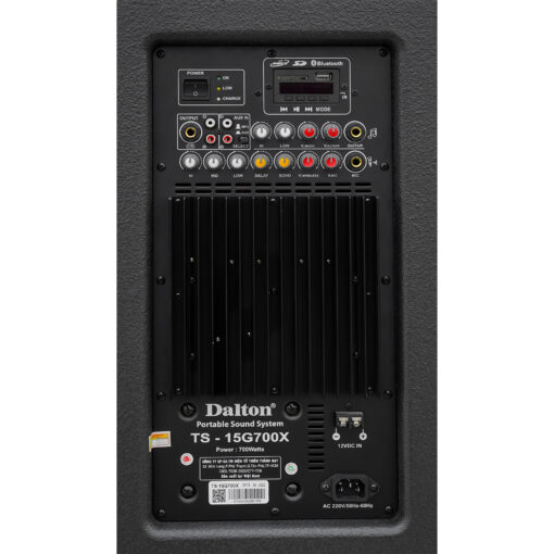 Loa kéo Dalton TS-15G700X (kèm 2 mic) 700W