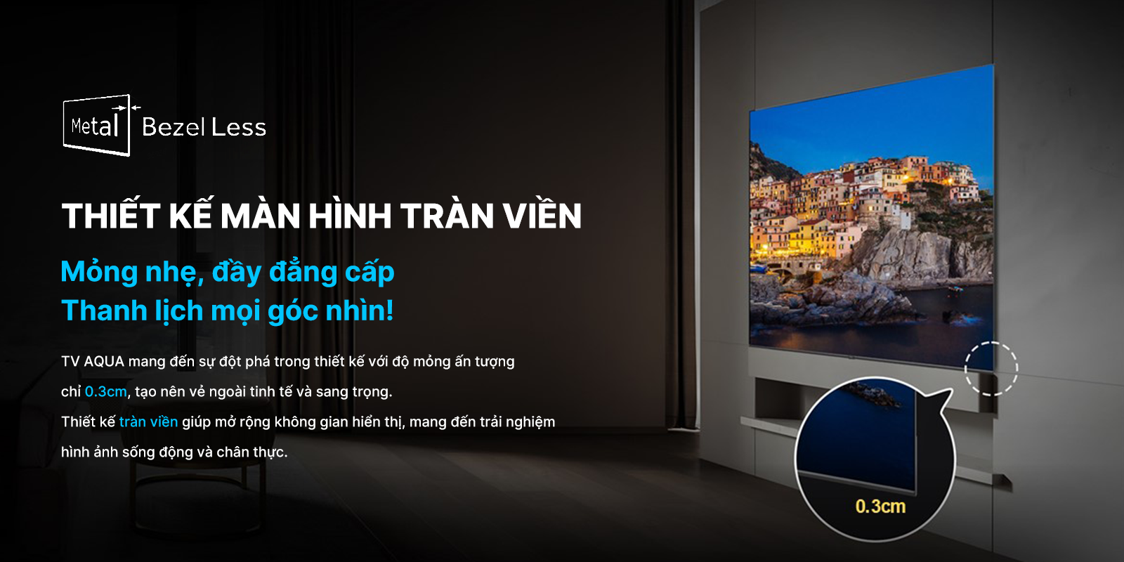 Google tivi Aqua HD 32 inch 2025 AQT32K85FX