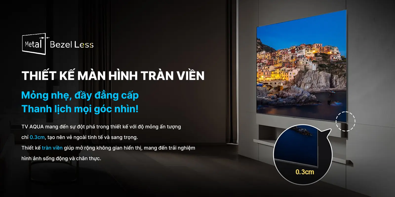 Google tivi Aqua UHD 4K 55 inch 2025 AQT55K85FUX