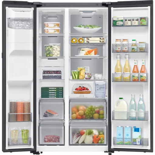 Tủ lạnh Samsung Inverter 615 lít Side By Side AI Home RS90F65D2FSV