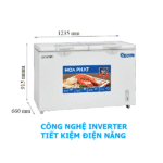Tủ đông Hòa Phát Inverter 271 Lít HPF BD8271