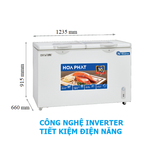 Tủ đông Hòa Phát Inverter 271 Lít HPF BD8271