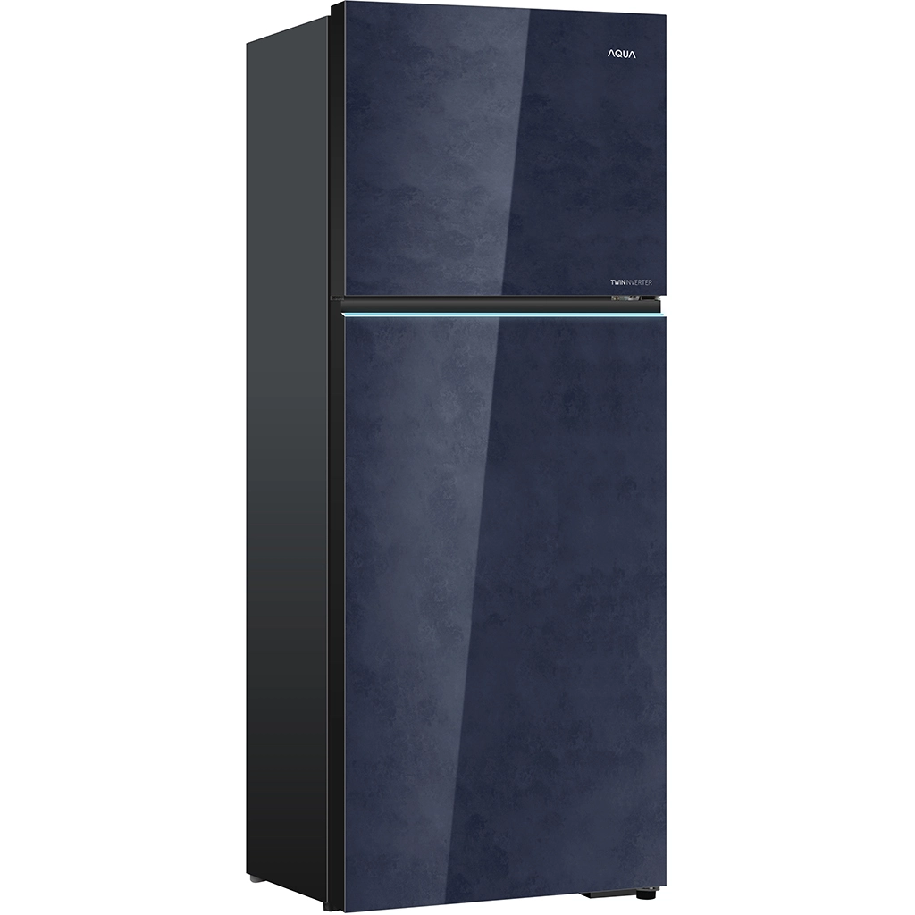 Tủ lạnh Aqua Inverter 455 lít AQR-TA518FA(GL)U1 Mặt Gương Pha Lê Xanh