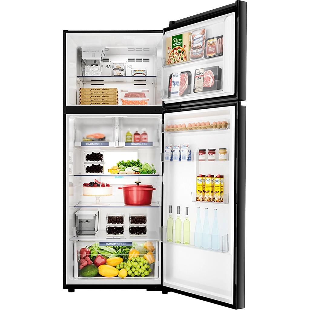 Tủ lạnh Aqua Inverter 455 lít AQR-TA518FA(GL)U1 Mặt Gương Pha Lê Xanh