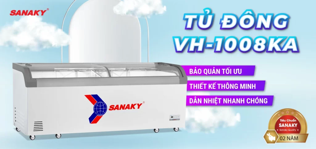 Tủ đông 750 lít Sanaky VH1008KA