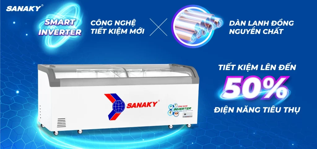 Tủ Đông Sanaky Inverter 750 Lít VH-1099K3A