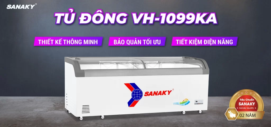Tủ đông Sanaky 750L VH-1099KA